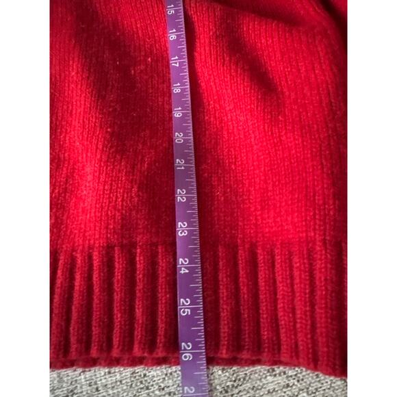 GAP Lambswool Fair Isle Classic Holiday Festive Print Half-Zip Sweater - M - Picture 7 of 7